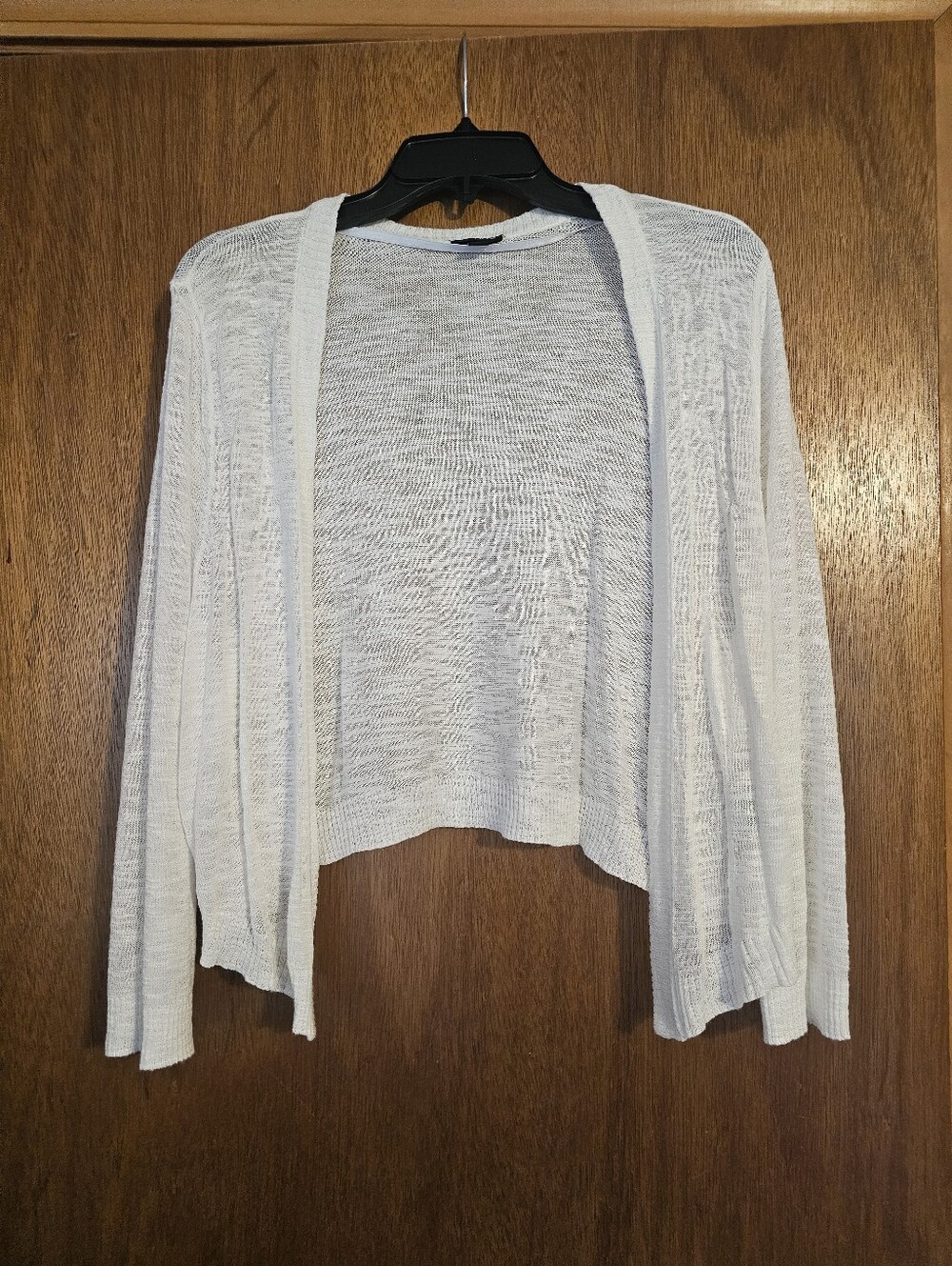 Torrid Size 1 White Open Front Shrug Cardigan
